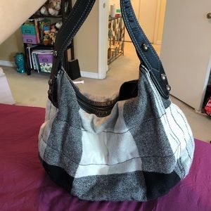 Gap Buffalo Plaid Satchel